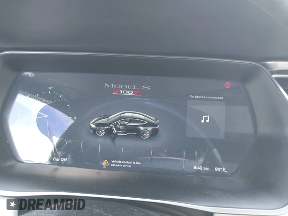 2017 Tesla Model S 100D z VIN 5YJSA1E45HF198921, wystawiony jako IAAI lot #42378026 z przebiegiem 104 967 mil mil oraz . Historia ofert i sprzedaży dostępna na DreamBid. Obrazek 7.