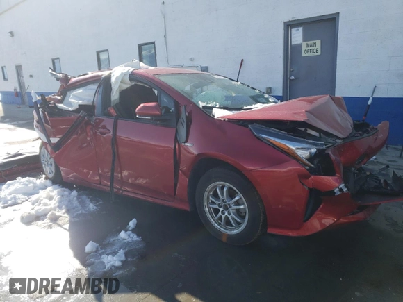2017 Toyota Prius Two with VIN JTDKBRFU5H3540553, listed as a Copart auction lot 37946623 with Not Provided miles and Salvage Title. Bid and sale history available at DreamBid. Image 4.