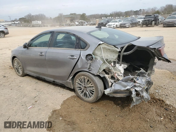 2024 Kia Forte GT-Line with VIN 3KPF54AD5RE691213, listed as a Copart auction lot 47760065 with 19,405 mi miles and Salvage Title. Bid and sale history available at carsss.com. Image 2.