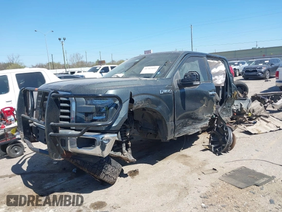 2015 Ford F-150 XLT with VIN 1FTEW1EF5FKE71064, listed as a IAAI auction lot 41763445 with 1 mi miles. Bid and sale history available at carsss.com. Image 16.