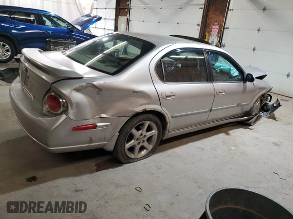 2003 Nissan Maxima SE z VIN JN1DA31AX3T430437, wystawiony jako Copart lot #48408845 z przebiegiem Nie podano mil oraz Szkoda całkowita • Salvage title. Historia ofert i sprzedaży dostępna na DreamBid. Obrazek 3.