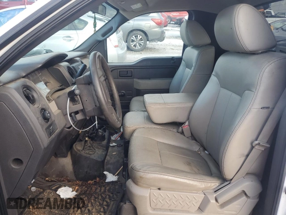 2010 Ford F-150 XL with VIN 1FTMF1EW3AFD75950, listed as a Copart auction lot 42587125 with 137,761 mi miles and Salvage Title. Bid and sale history available at DreamBid. Image 7.