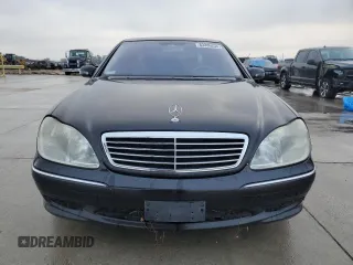 2002 Mercedes-Benz S-Class 5.0L with VIN WDBNG75J32A238335, listed as a Copart auction lot 83335234 with 123,471 mi miles and Clean Title. Bid and sale history available at carsss.com. Image 5.