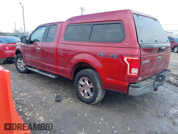 2017 Ford F-150 XL with VIN 1FTFX1EF3HFC83964, listed as a IAAI auction lot 41699981 with 66,703 mi miles. Bid and sale history available at carsss.com. Image 3.