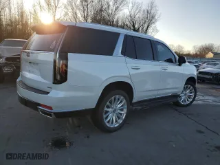 2021 Cadillac Escalade Luxury with VIN 1GYS4AKL4MR307208, listed as a Copart auction lot 41665615 with 63,153 mi miles and Non Repairable. Bid and sale history available at carsss.com. Image 3.
