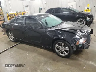 2013 Dodge Charger RT with VIN 2C3CDXDT7DH503352, listed as a Copart auction lot 76031104 with 111,950 mi miles and Clean Title. Bid and sale history available at carsss.com. Image 4.