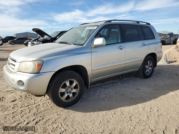 2006 Toyota Highlander with VIN JTEHP21A660170854, listed as a Copart auction lot 83815504 with 274,161 mi miles and Clean Title. Bid and sale history available at carsss.com. Image 1.