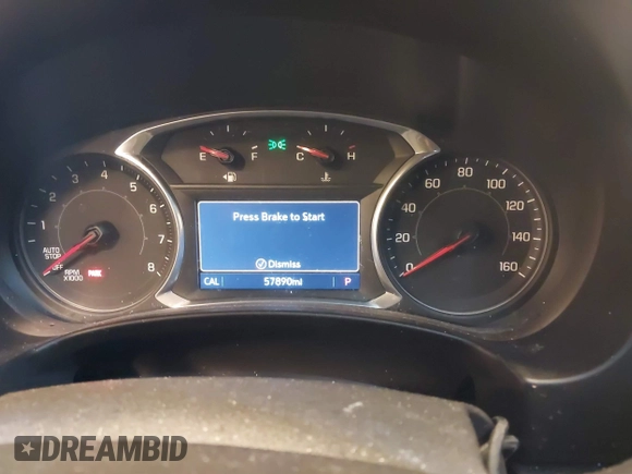 2020 GMC Terrain SLE with VIN 3GKALTEV0LL112598, listed as a IAAI auction lot 41480433 with 57,890 mi miles. Bid and sale history available at carsss.com. Image 7.