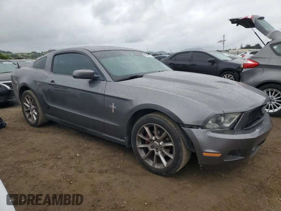 2010 Ford Mustang V6 with VIN 1ZVBP8AN1A5165506, listed as a Copart auction lot 53522765 with 132,089 mi miles and Salvage Title. Bid and sale history available at DreamBid. Image 4.