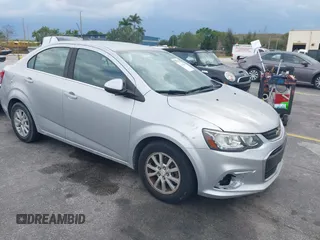 2017 Chevrolet Sonic LT with VIN 1G1JD5SH4H4131924, listed as a IAAI auction lot 41869691 with 153,399 mi miles and . Bid and sale history available at DreamBid. Image 1.