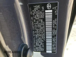 2011 Toyota Prius I with VIN JTDKN3DU4B0280954, listed as a Copart auction lot 46324315 with 144,480 mi miles and Salvage Title. Bid and sale history available at DreamBid. Image 14.