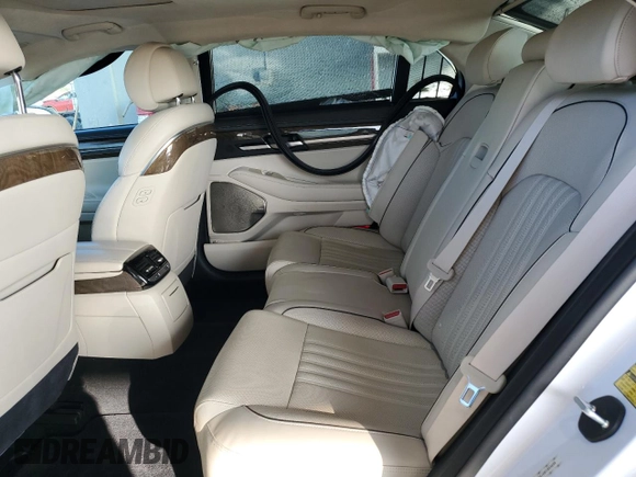 2019 Genesis G90 Premium with VIN KMTF34JA0KU054699, listed as a Copart auction lot 88333005 with 44,582 mi miles and Non Repairable. Bid and sale history available at DreamBid. Image 10.