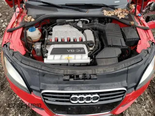 2008 Audi TT 3.2L with VIN TRUDD38J981023227, listed as a Copart auction lot 81198074 with 81,465 mi miles and Salvage Title. Bid and sale history available at carsss.com. Image 11.