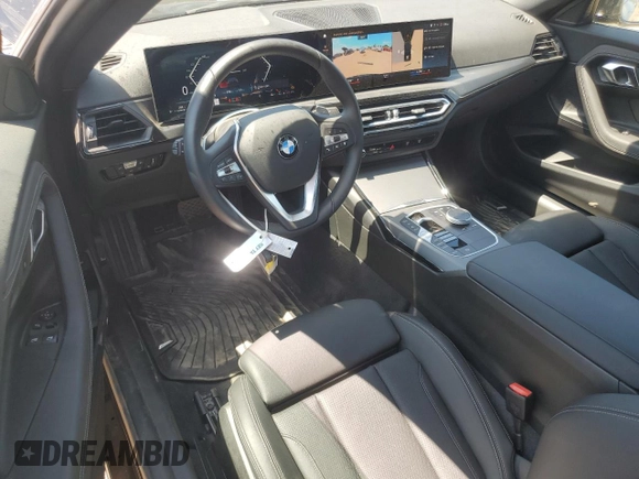 2024 BMW 2 Series 230i xDrive with VIN 3MW33CM0XR8E60430, listed as a Copart auction lot 62824715 with 8,308 mi miles and Salvage title. Bid and sale history available at DreamBid. Image 8.