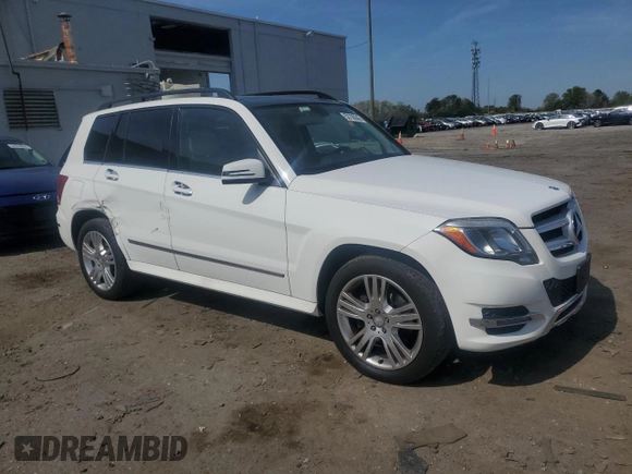 2015 Mercedes-Benz GLK 350 with VIN WDCGG8JB0FG354832, listed as a Copart auction lot 53736245 with 120,519 mi miles and Salvage Title. Bid and sale history available at DreamBid. Image 4.