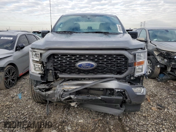 2021 Ford F-150 XL with VIN 1FTEW1EP7MFD02131, listed as a Copart auction lot 48948365 with 94,109 mi miles and Salvage Title. Bid and sale history available at carsss.com. Image 5.