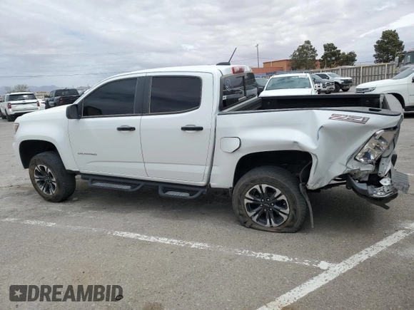 2022 Chevrolet Colorado 2WD Z71 with VIN 1GCGSDEN7N1143761, listed as a Copart auction lot 48074005 with 46,920 mi miles and Salvage title. Bid and sale history available at DreamBid. Image 2.