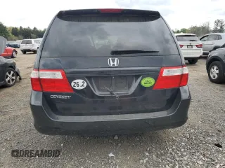 2007 Honda Odyssey EX-L with VIN 5FNRL38687B120973, listed as a Copart auction lot 54765445 with 0 mi miles and Salvage Title. Bid and sale history available at carsss.com. Image 6.