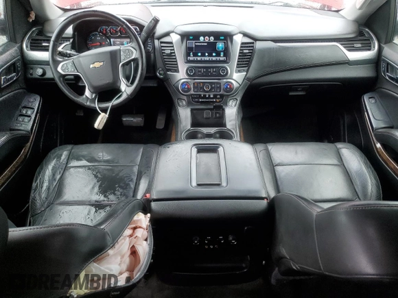 2015 Chevrolet Suburban LT with VIN 1GNSCJKC2FR306223, listed as a Copart auction lot 58733475 with 191,330 mi miles and Salvage title. Bid and sale history available at DreamBid. Image 8.