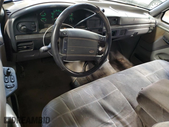 1995 Ford F-150 with VIN 1FTEF14N0SNB49515, listed as a Copart auction lot 50218605 with 113,242 mi miles and Salvage Title. Bid and sale history available at carsss.com. Image 8.
