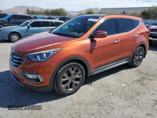 2018 Hyundai Santa Fe Ultimate z VIN 5XYZW4LA5JG500958, wystawiony jako Copart lot #49354855 z przebiegiem 146 424 mil mil oraz Szkoda całkowita • Salvage title. Historia ofert i sprzedaży dostępna na DreamBid. Obrazek 1.
