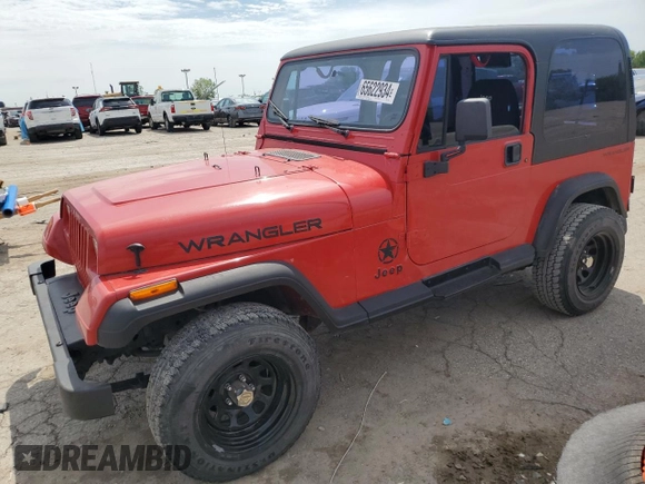 1995 Jeep Wrangler S with VIN 1J4FY19P2SP255844, listed as a Copart auction lot 80221564 with 225,551 mi miles and Non Repairable. Bid and sale history available at carsss.com. Image 1.