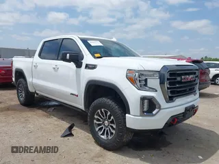 2021 GMC Sierra 1500 AT4 with VIN 1GTP9EEL1MZ331840, listed as a IAAI auction lot 42043175 with 50,319 mi miles and . Bid and sale history available at DreamBid. Image 1.