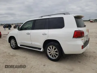 2009 Lexus LX 570 with VIN JTJHY00W694027710, listed as a Copart auction lot 51911065 with 141,173 mi miles and Salvage Title. Bid and sale history available at carsss.com. Image 2.