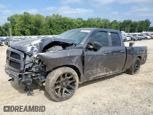 2017 Ram 1500 Express with VIN 1C6RR6FT3HS866090, listed as a Copart auction lot 65961474 with 91,814 mi miles and Salvage title. Bid and sale history available at DreamBid. Image 1.