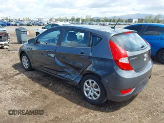 2012 Hyundai Accent GS with VIN KMHCT5AE9CU046673, listed as a IAAI auction lot 41916784 with 110,782 mi miles. Bid and sale history available at carsss.com. Image 3.