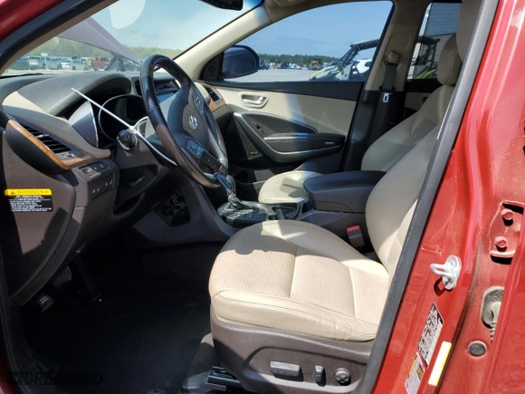 2014 Hyundai Santa Fe Limited with VIN KM8SR4HF4EU035067, listed as a Copart auction lot 51047395 with 0 mi miles and Clean Title. Bid and sale history available at carsss.com. Image 7.
