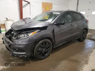 2022 Honda HR-V Sport with VIN 3CZRU6H1XNM736793, listed as a Copart auction lot 83360194 with 45,266 mi miles and Non Repairable. Bid and sale history available at carsss.com. Image 1.