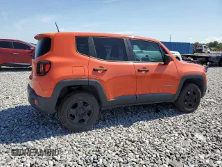 2018 Jeep Renegade Sport with VIN ZACCJBAB9JPH14873, listed as a Copart auction lot 58444785 with 106,816 mi miles and Salvage title. Bid and sale history available at DreamBid. Image 3.