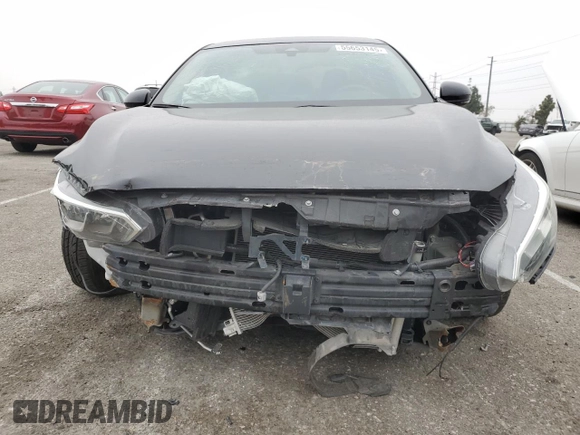 2020 Nissan Sentra SV with VIN 3N1AB8CV2LY220192, listed as a Copart auction lot 55653145 with 37,621 mi miles and Salvage Title. Bid and sale history available at carsss.com. Image 5.