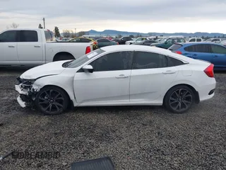 2020 Honda Civic Sedan Sport with VIN 19XFC2F87LE216756, listed as a IAAI auction lot 41640875 with 45,666 mi miles. Bid and sale history available at carsss.com. Image 15.