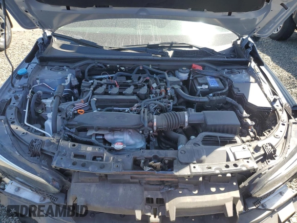 2022 Honda Civic Touring with VIN 2HGFE1F90NH319961, listed as a Copart auction lot 57799335 with 36,458 mi miles and Salvage title. Bid and sale history available at DreamBid. Image 11.