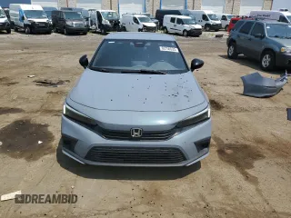 2023 Honda Civic Sport with VIN 2HGFE2F51PH510620, listed as a Copart auction lot 62756535 with 59,625 mi miles and Salvage title. Bid and sale history available at DreamBid. Image 5.