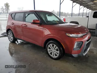 2022 Kia Soul LX with VIN KNDJ23AU0N7817033, listed as a Copart auction lot 44683555 with 43,520 mi miles and Salvage Title. Bid and sale history available at carsss.com. Image 4.