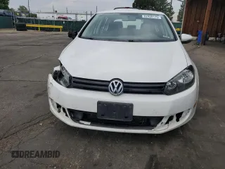 2014 Volkswagen Golf with VIN WVWDB7AJ0EW001424, listed as a Copart auction lot 62420115 with 69,109 mi miles and Salvage title. Bid and sale history available at DreamBid. Image 5.