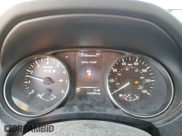 2017 Nissan Rogue SL with VIN JN8AT2MT1HW396416, listed as a Copart auction lot 53287455 with 142,360 mi miles and Salvage title. Bid and sale history available at DreamBid. Image 9.