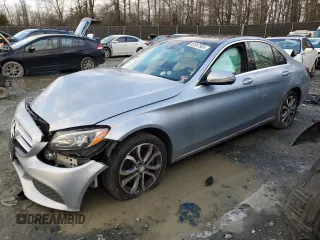 2016 Mercedes-Benz C 300 Luxury with VIN 55SWF4KB8GU147580, listed as a Copart auction lot 87347924 with Not Provided miles and Salvage Title. Bid and sale history available at DreamBid. Image 1.