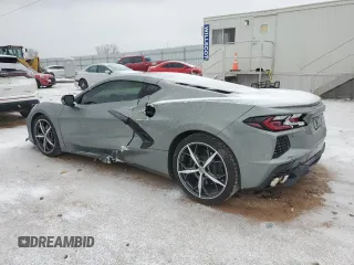 2022 Chevrolet Corvette 1LT with VIN 1G1YA2D49N5100786, listed as a Copart auction lot 44849345 with 10,615 mi miles and Salvage Title. Bid and sale history available at carsss.com. Image 2.