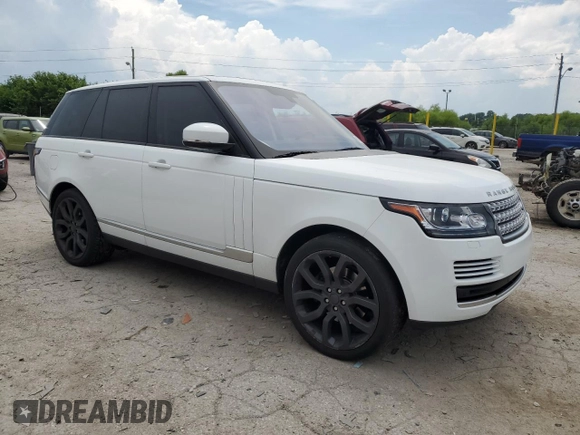 2016 Land Rover Range Rover HSE with VIN SALGS2KF0GA267464, listed as a Copart auction lot 61818165 with 100,077 mi miles and Clean title. Bid and sale history available at DreamBid. Image 4.