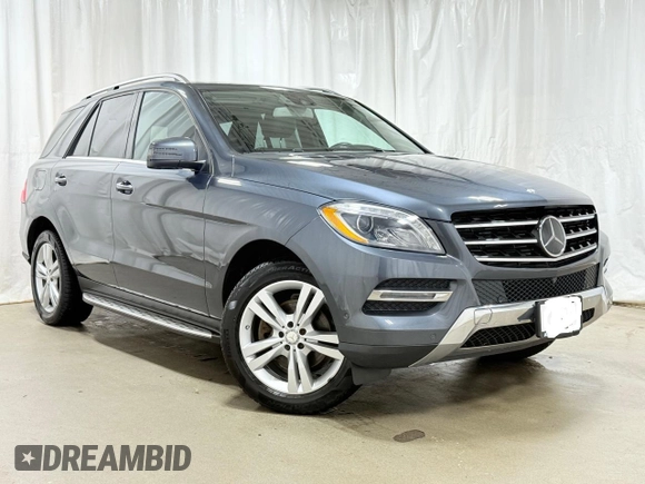 2014 Mercedes-Benz M 350 with VIN 4JGDA2EB3EA379688, listed as a Copart auction lot 55639635 with 57,549 mi miles and Clean Title. Bid and sale history available at DreamBid. Image 1.