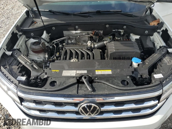 2023 Volkswagen Atlas SE with VIN 1V2KR2CA2PC524739, listed as a Copart auction lot 56976715 with 58,736 mi miles and Salvage title. Bid and sale history available at DreamBid. Image 11.