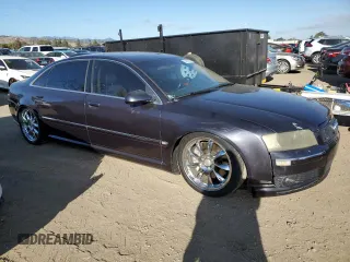 2004 Audi A8 L with VIN WAUML44E24N006328, listed as a Copart auction lot 78451494 with 181,619 mi miles and Salvage Title. Bid and sale history available at carsss.com. Image 4.