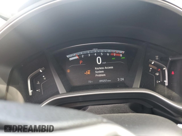 2019 Honda CR-V EX with VIN 5J6RW1H59KA012697, listed as a Copart auction lot 51002785 with 95,257 mi miles and Salvage Title. Bid and sale history available at carsss.com. Image 9.