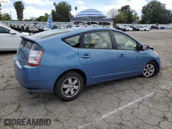 2005 Toyota Prius with VIN JTDKB20U253011735, listed as a Copart auction lot 51183875 with Not Provided miles and Salvage Title. Bid and sale history available at DreamBid. Image 3.