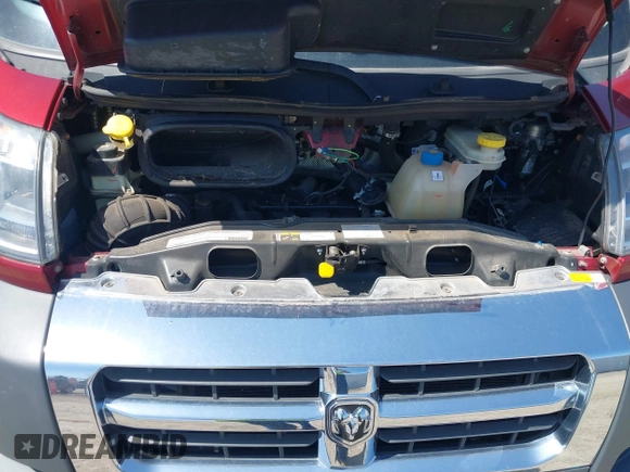 2016 Ram ProMaster Cargo with VIN 3C6TRVAG6GE121314, listed as a IAAI auction lot 41940640 with 54,039 mi miles and . Bid and sale history available at DreamBid. Image 9.