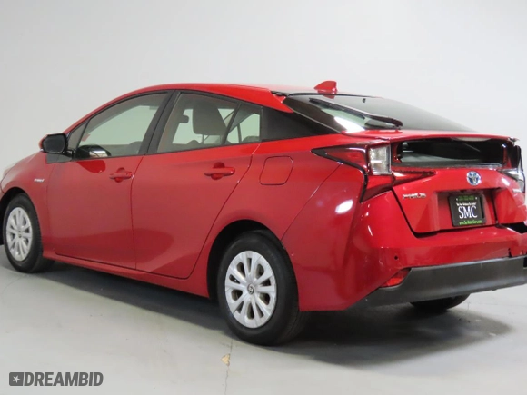 2020 Toyota Prius L Eco with VIN JTDKARFU9L3111895, listed as a Copart auction lot 54440555 with 14,547 mi miles and Salvage Title. Bid and sale history available at carsss.com. Image 4.